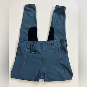IRIDEON | Equestrian riding tights, blue, size L (fits like M)